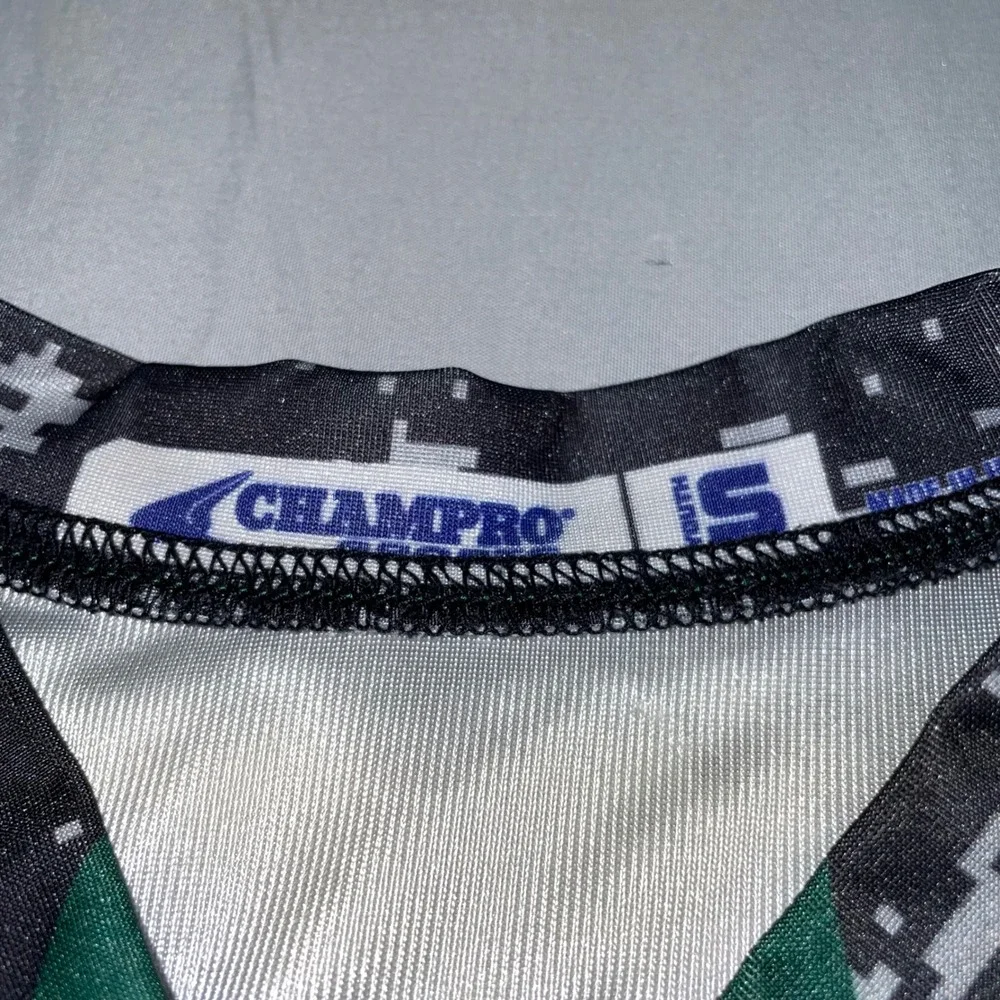 Champro Eagles Football Jersey Youth‎ Small Green Black Digital Camo Number 2